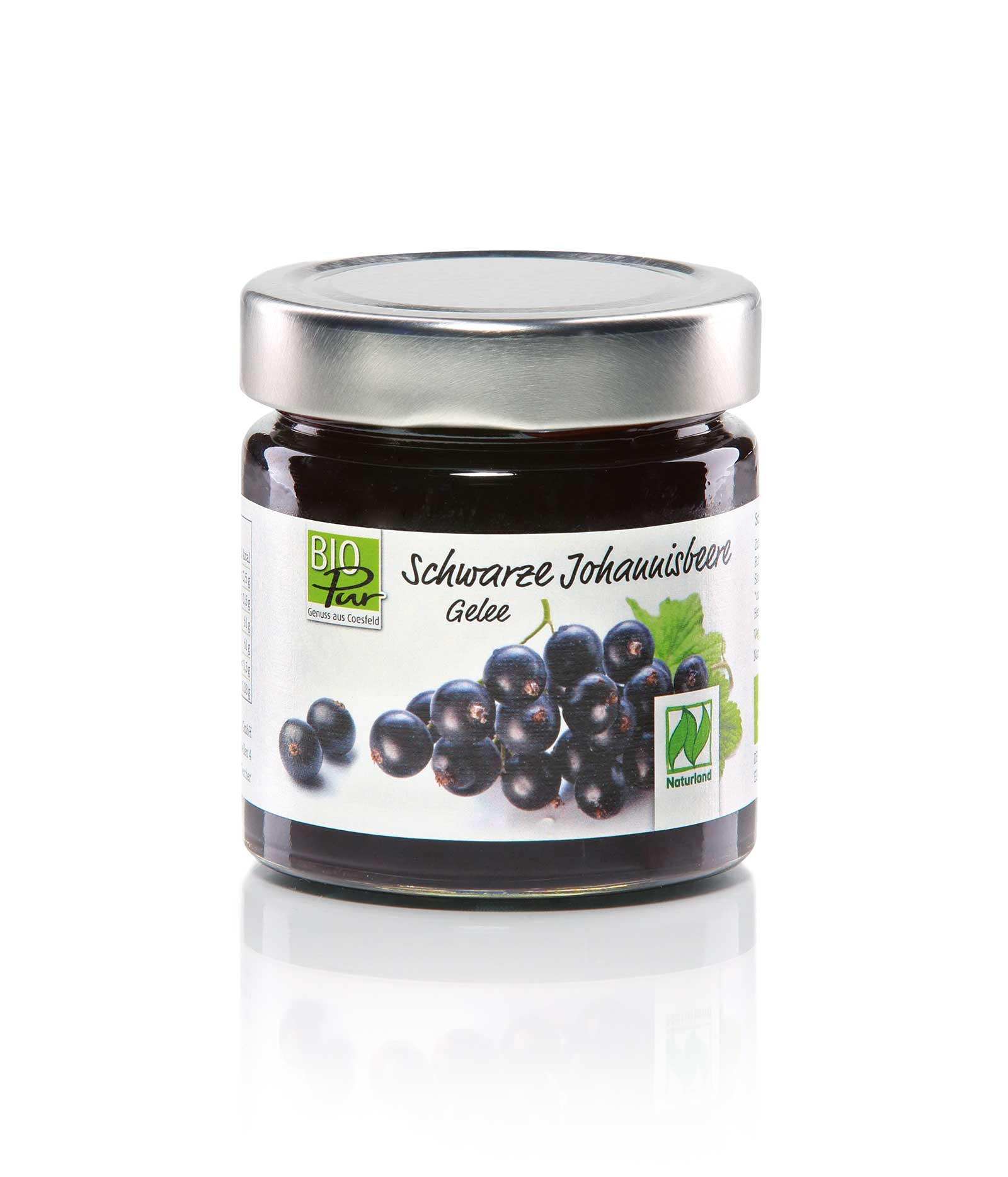 Schwarze Johannisbeere Gelee 235g | BioPur - Genuss aus Coesfeld